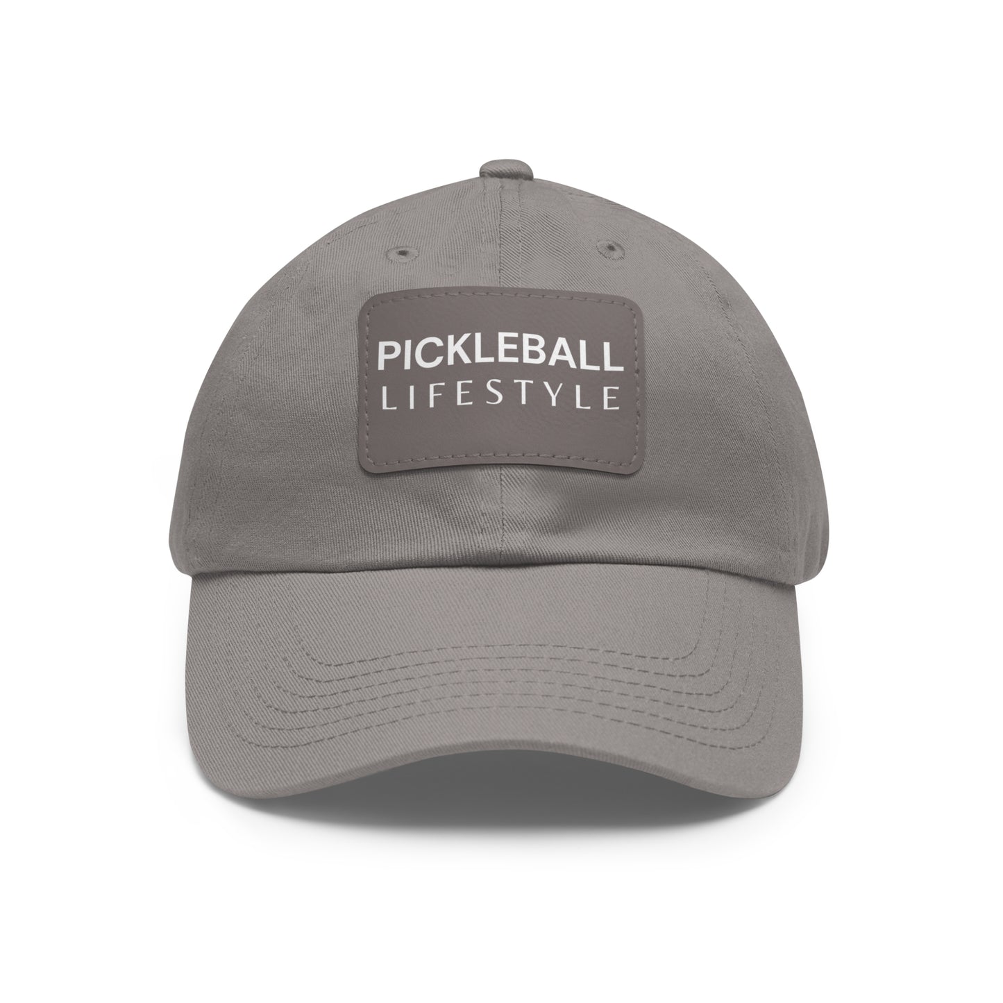 Pickleball Hat with Leather Patch - Pickleball Lifestyle