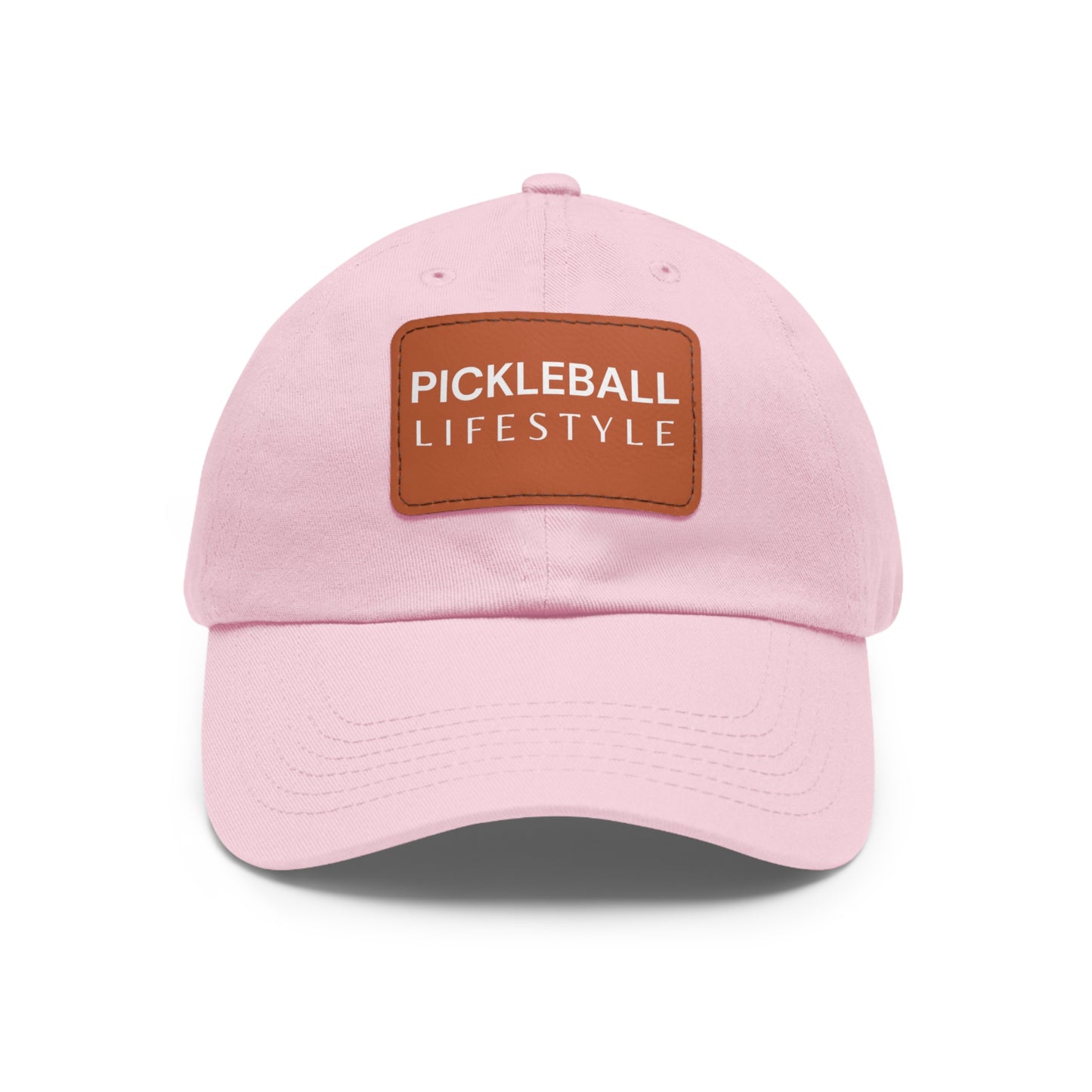 Pickleball Hat with Leather Patch