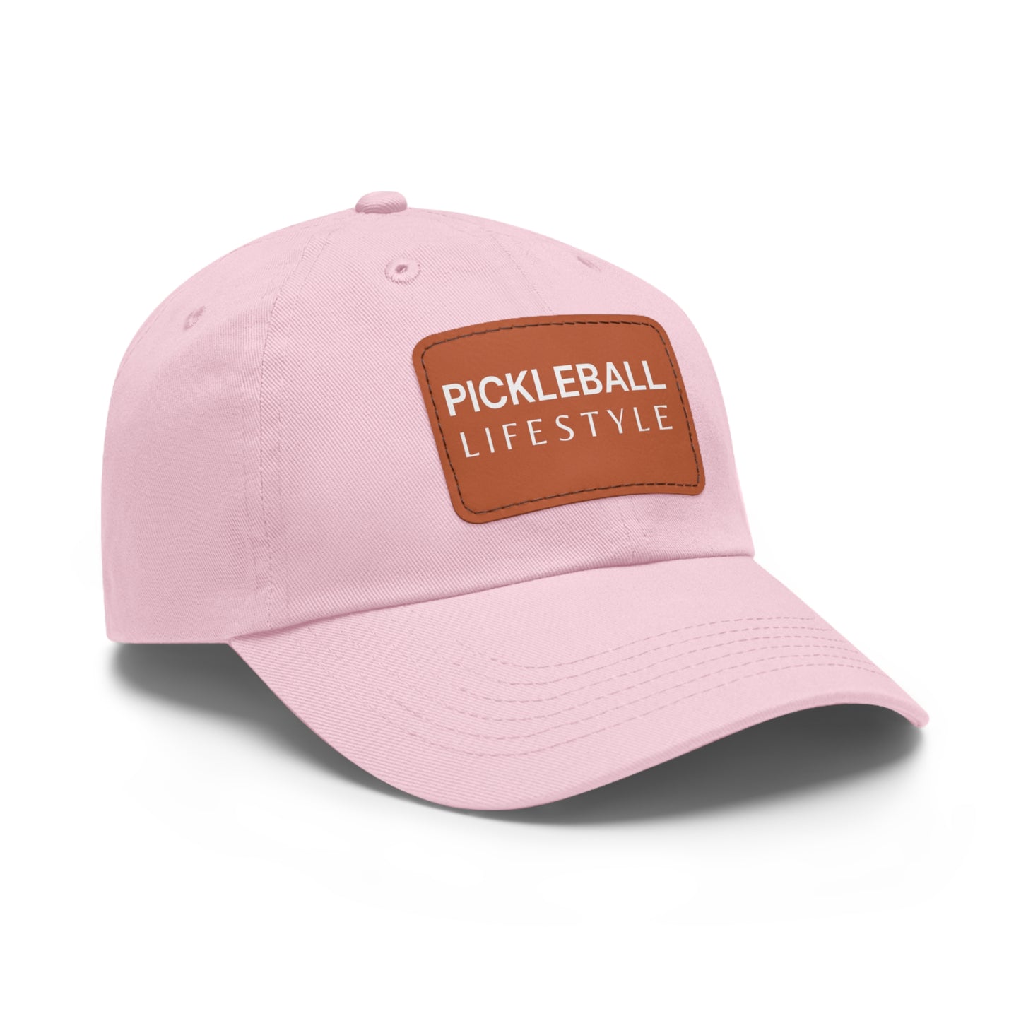 Pickleball Hat with Leather Patch