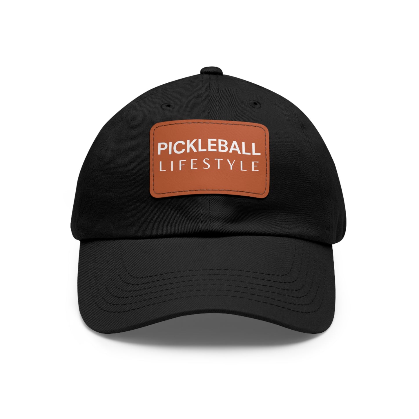 Pickleball Hat with Leather Patch