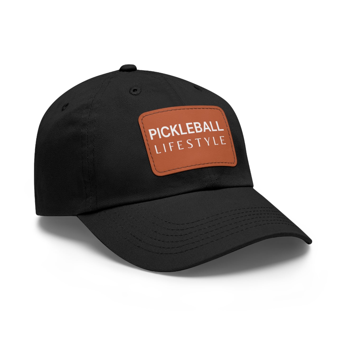 Pickleball Hat with Leather Patch