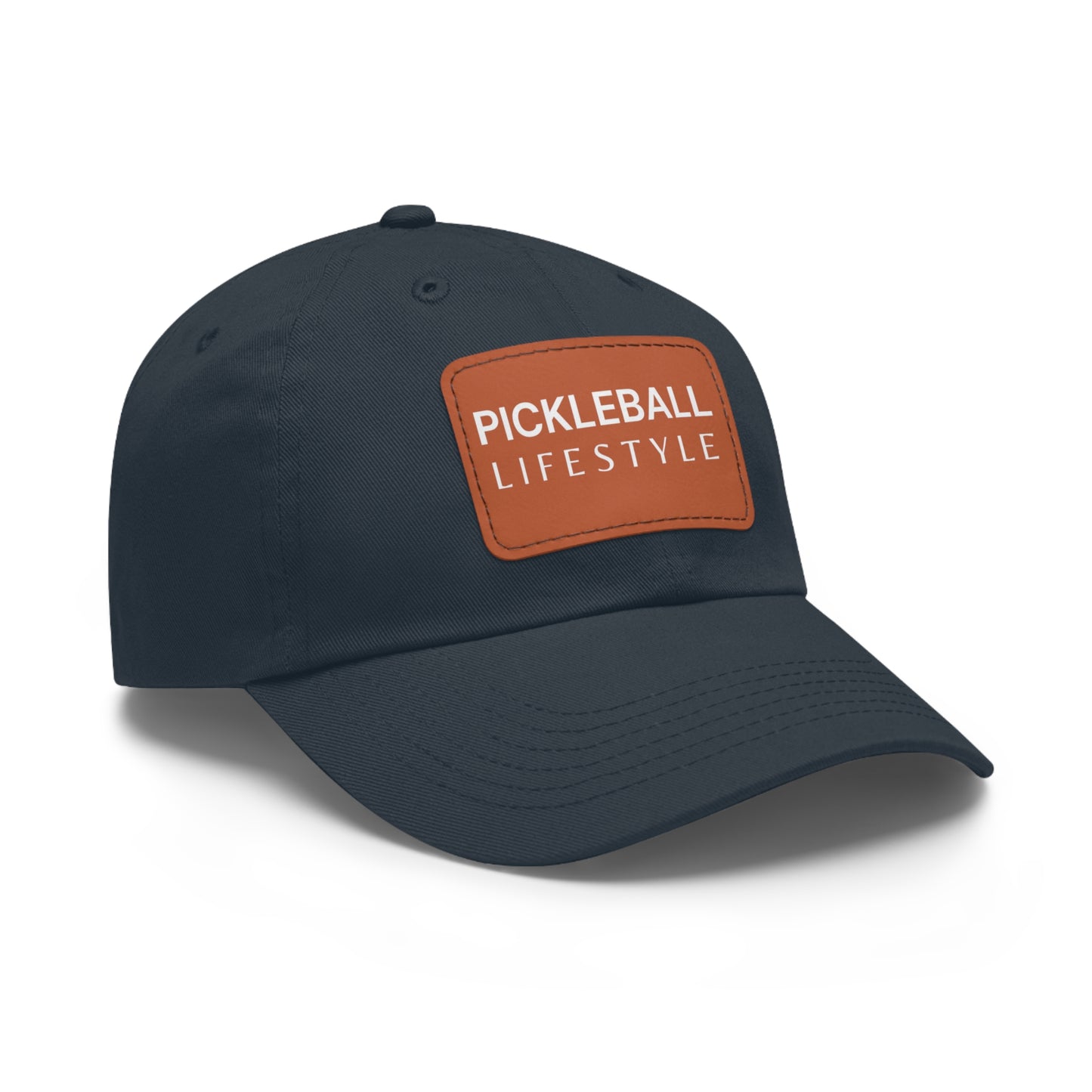 Pickleball Hat with Leather Patch