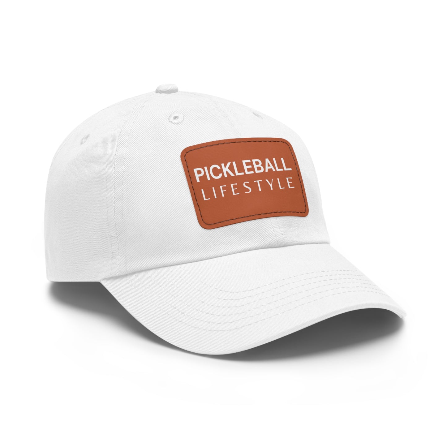 Pickleball Hat with Leather Patch