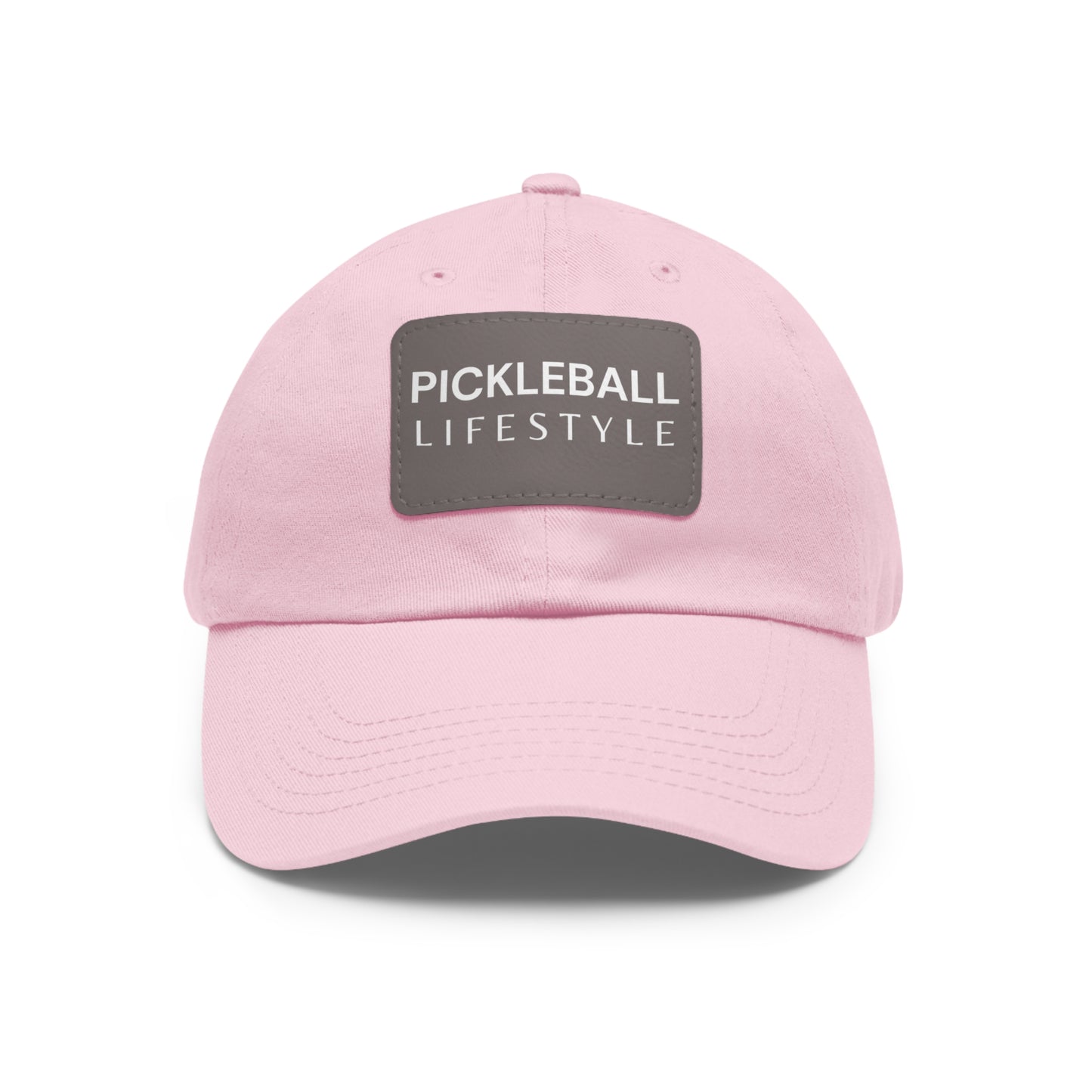 Pickleball Hat with Leather Patch - Pickleball Lifestyle