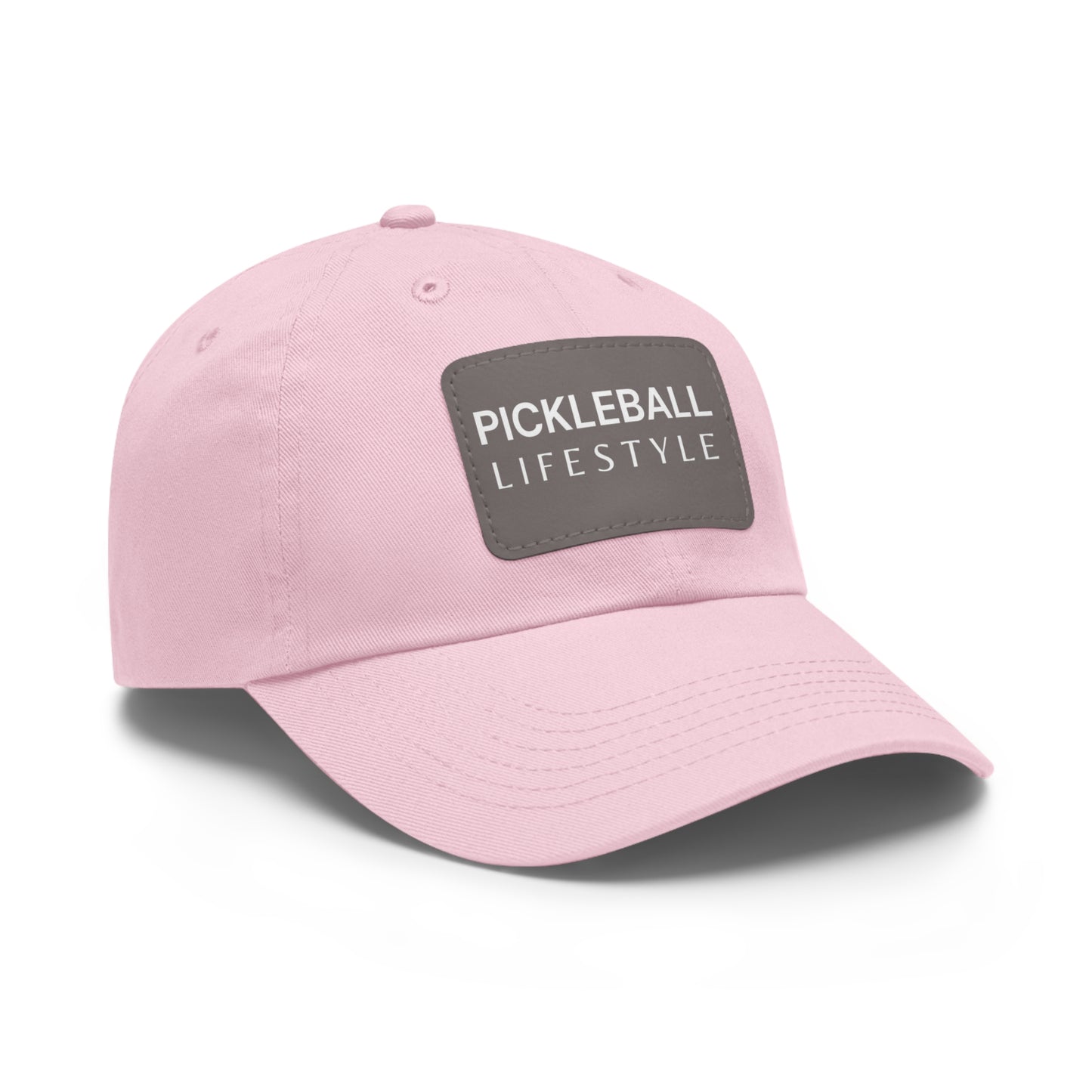 Pickleball Hat with Leather Patch - Pickleball Lifestyle