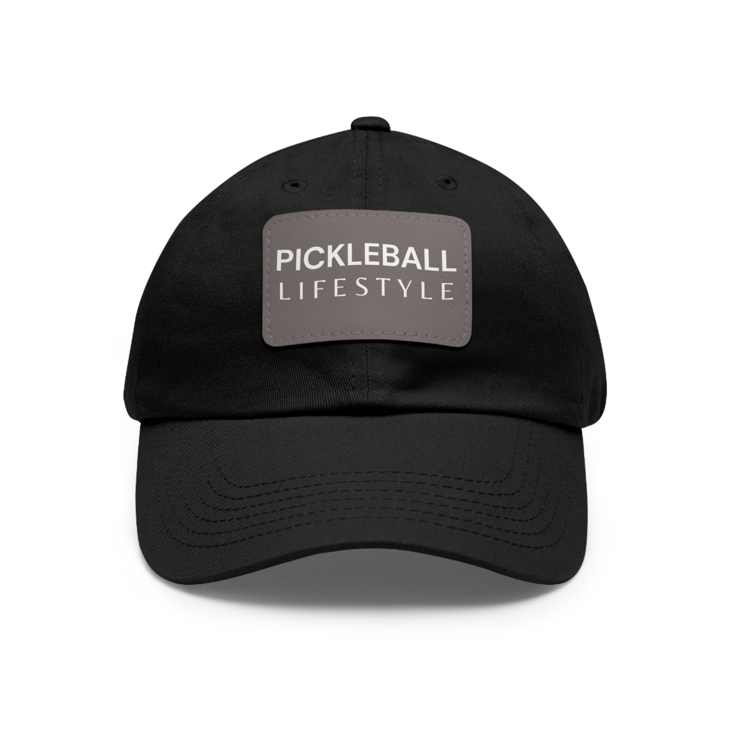 Pickleball Hat with Leather Patch - Pickleball Lifestyle