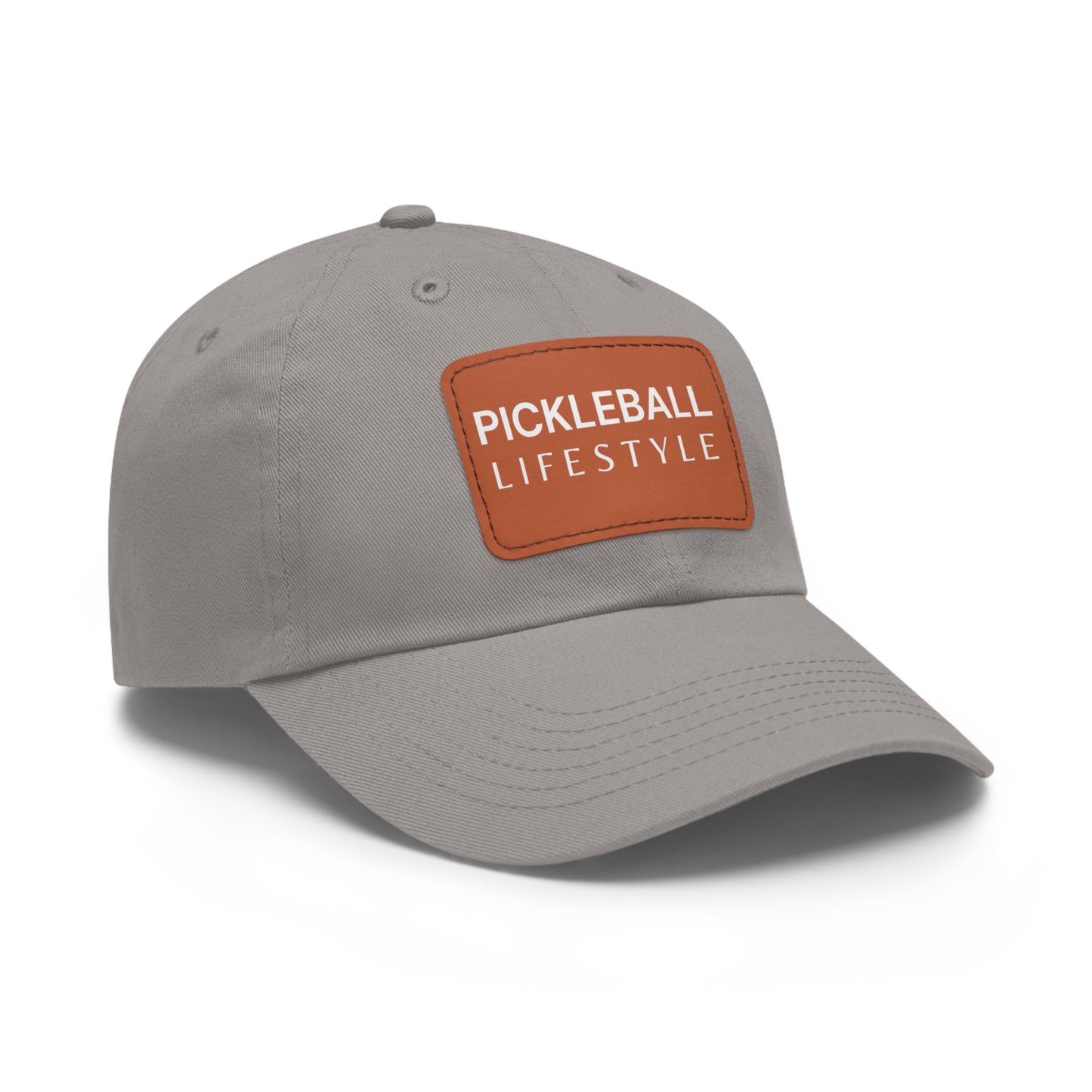 Pickleball Hat with Leather Patch