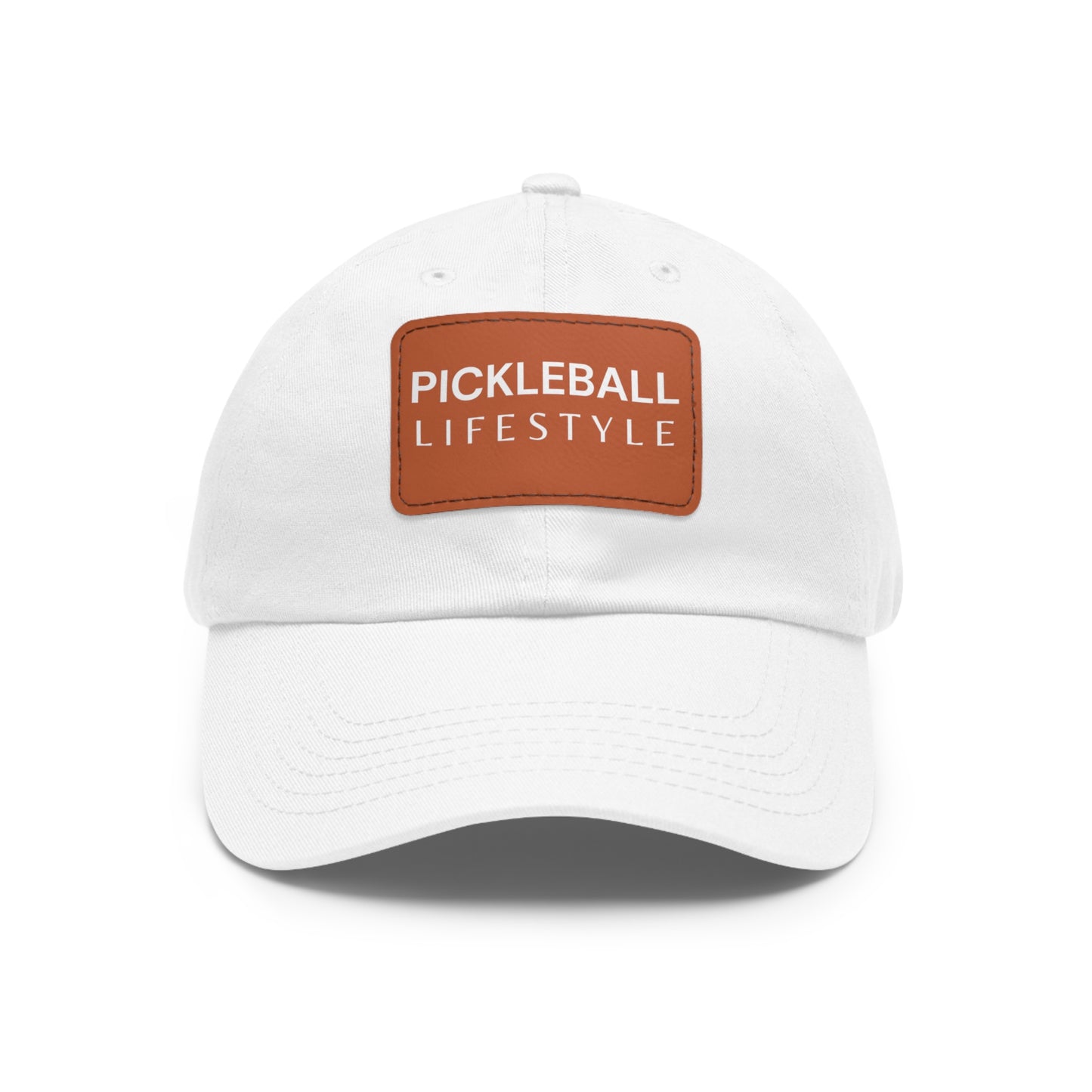 Pickleball Hat with Leather Patch