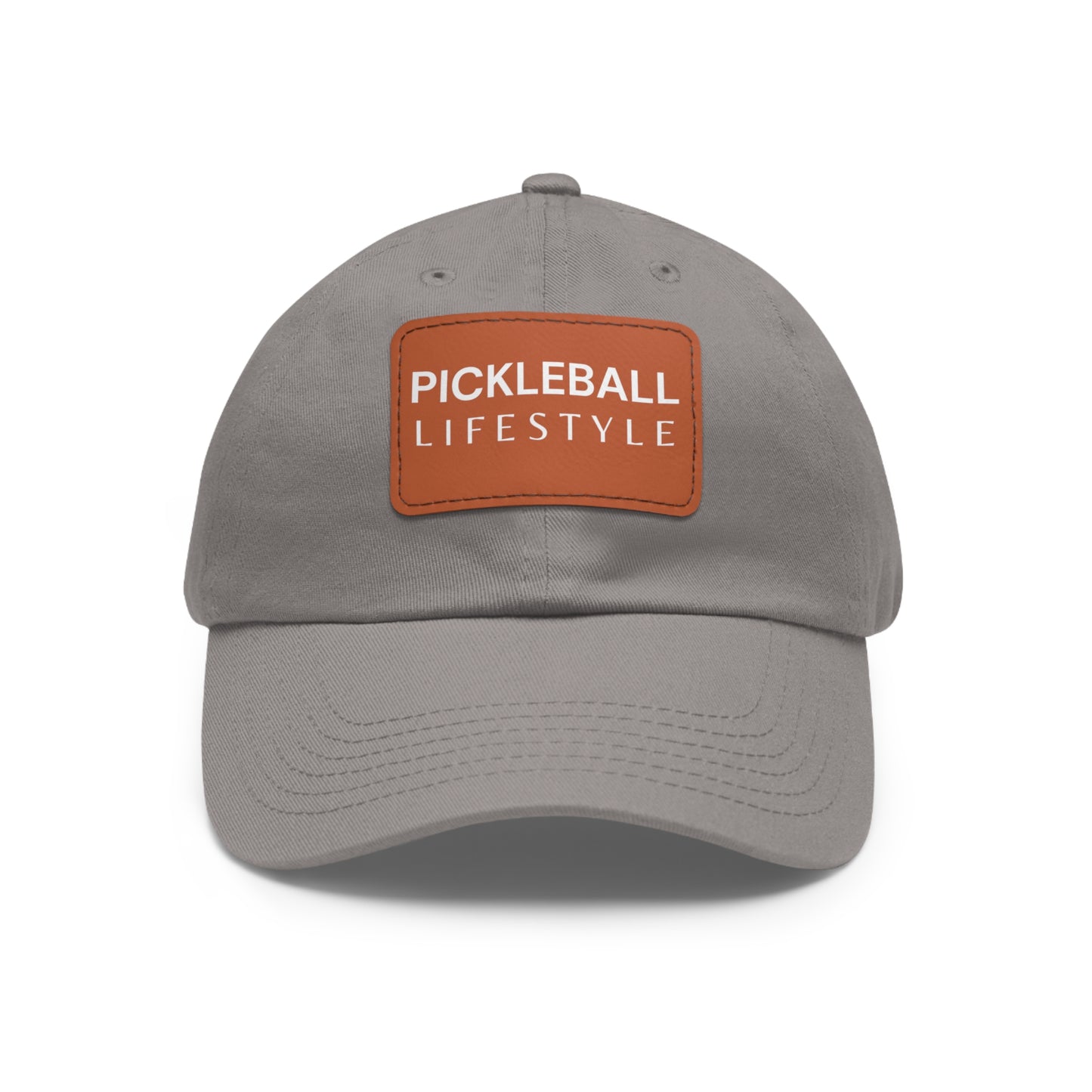 Pickleball Hat with Leather Patch