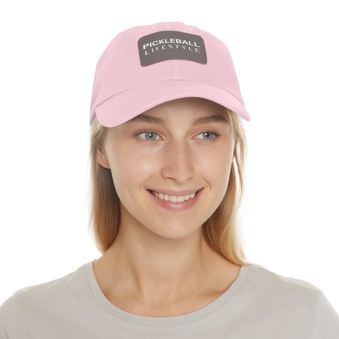 Pickleball Hat with Leather Patch - Pickleball Lifestyle