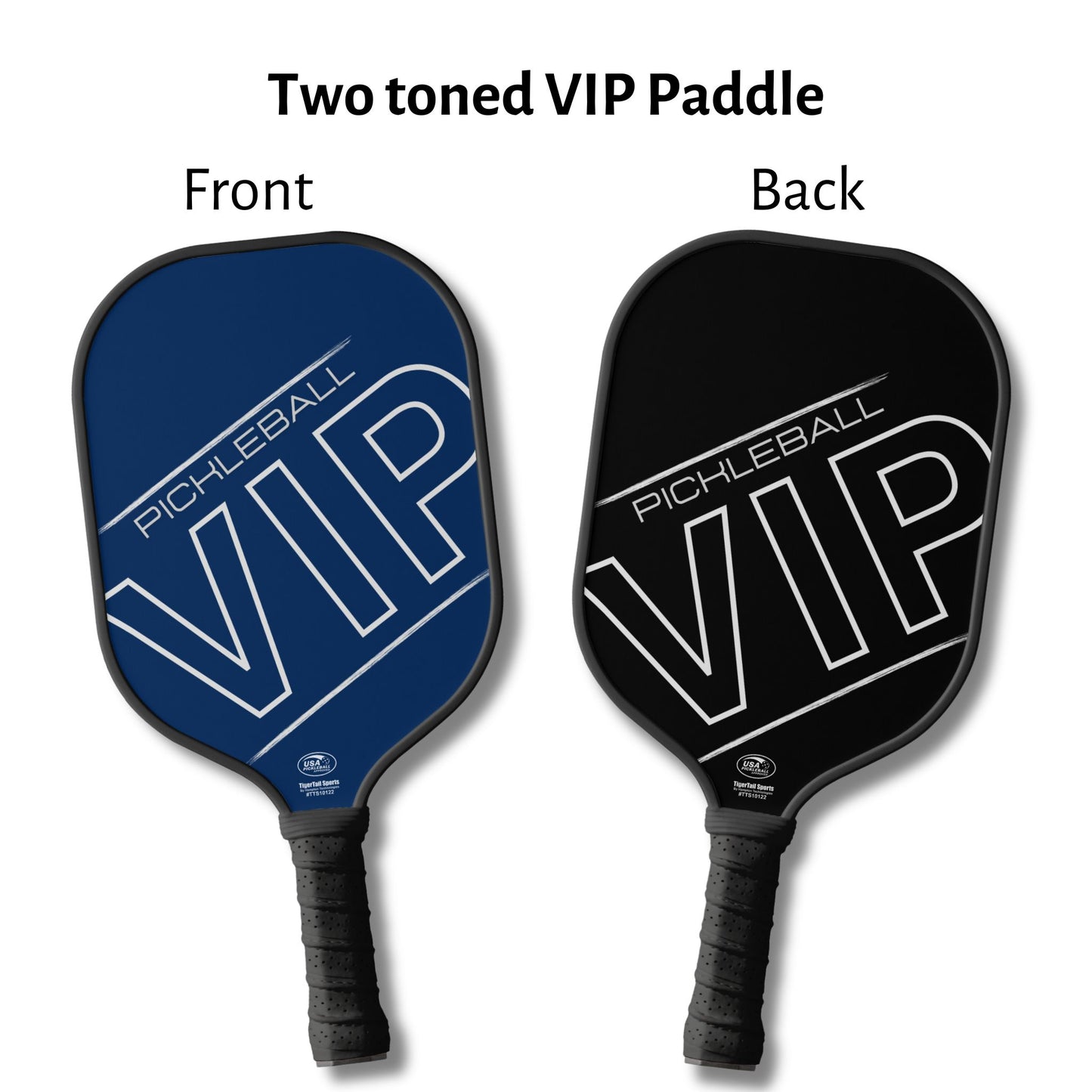 Pickleball VIP DuoTone Paddle (Blue on Front & Black on Back)