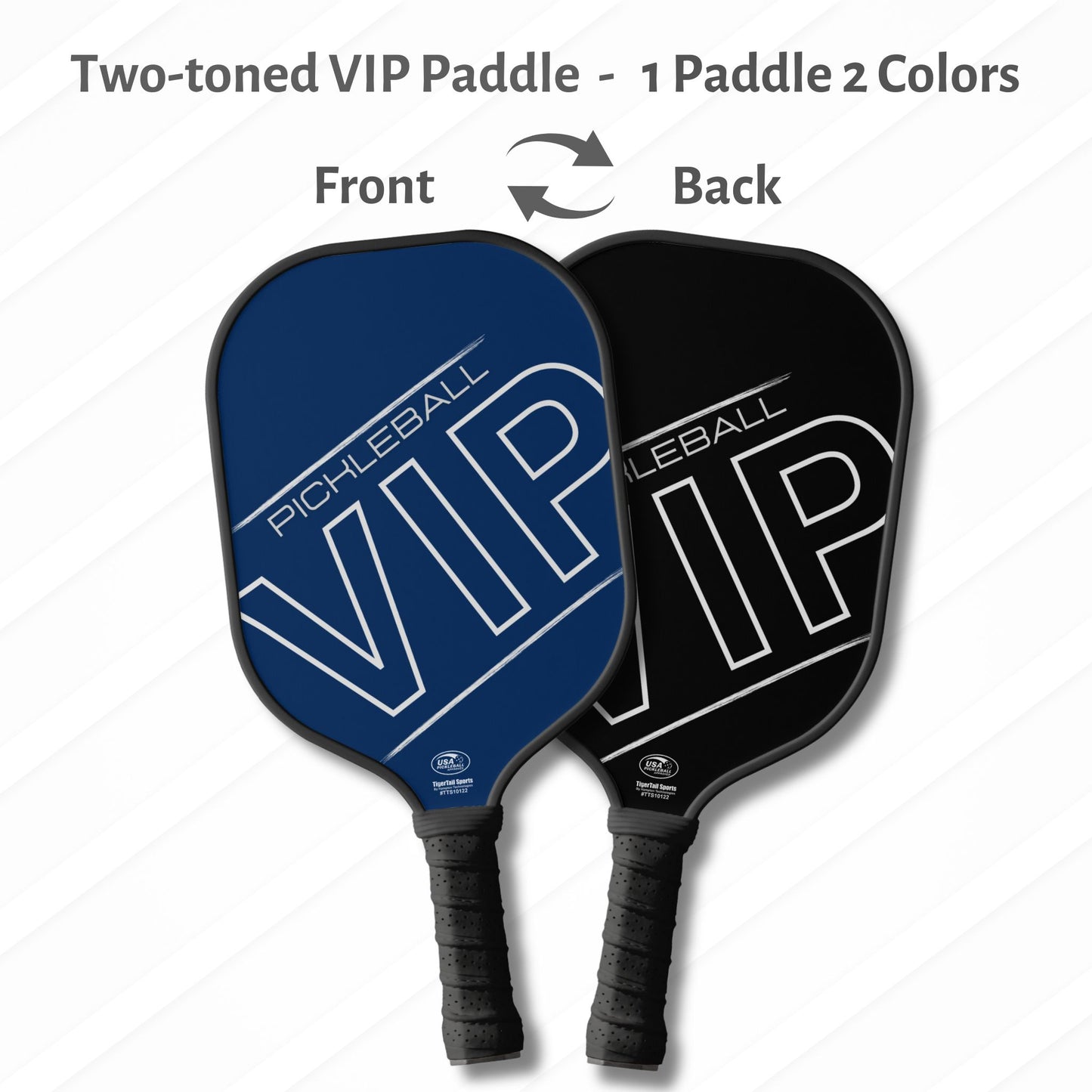 Pickleball VIP DuoTone Paddle (Blue on Front & Black on Back)