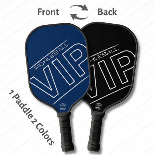 Pickleball VIP DuoTone Paddle (Blue on Front & Black on Back)