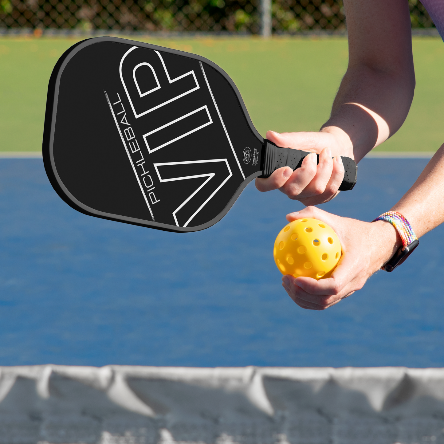 Pickleball VIP DuoTone Paddle (Blue on Front & Black on Back)