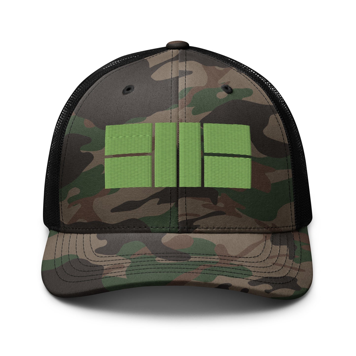 Camouflage trucker hat