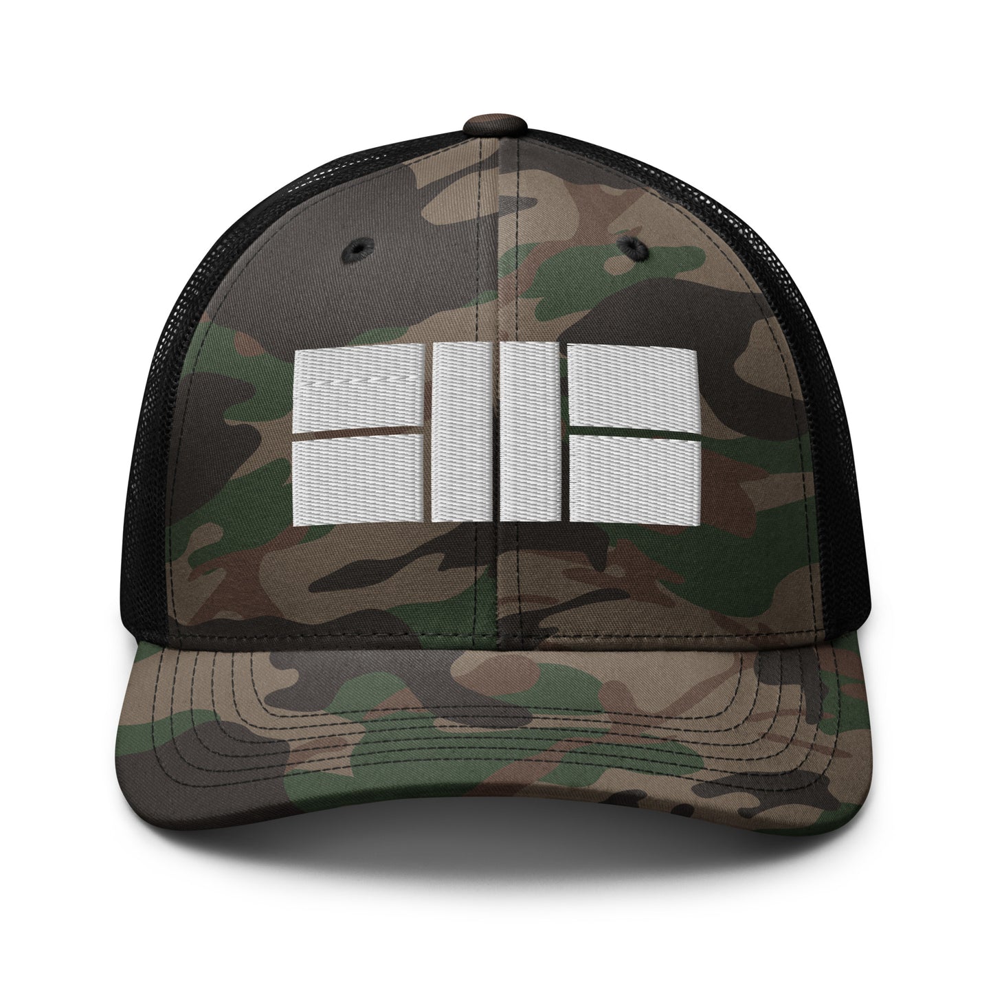 Camouflage trucker hat