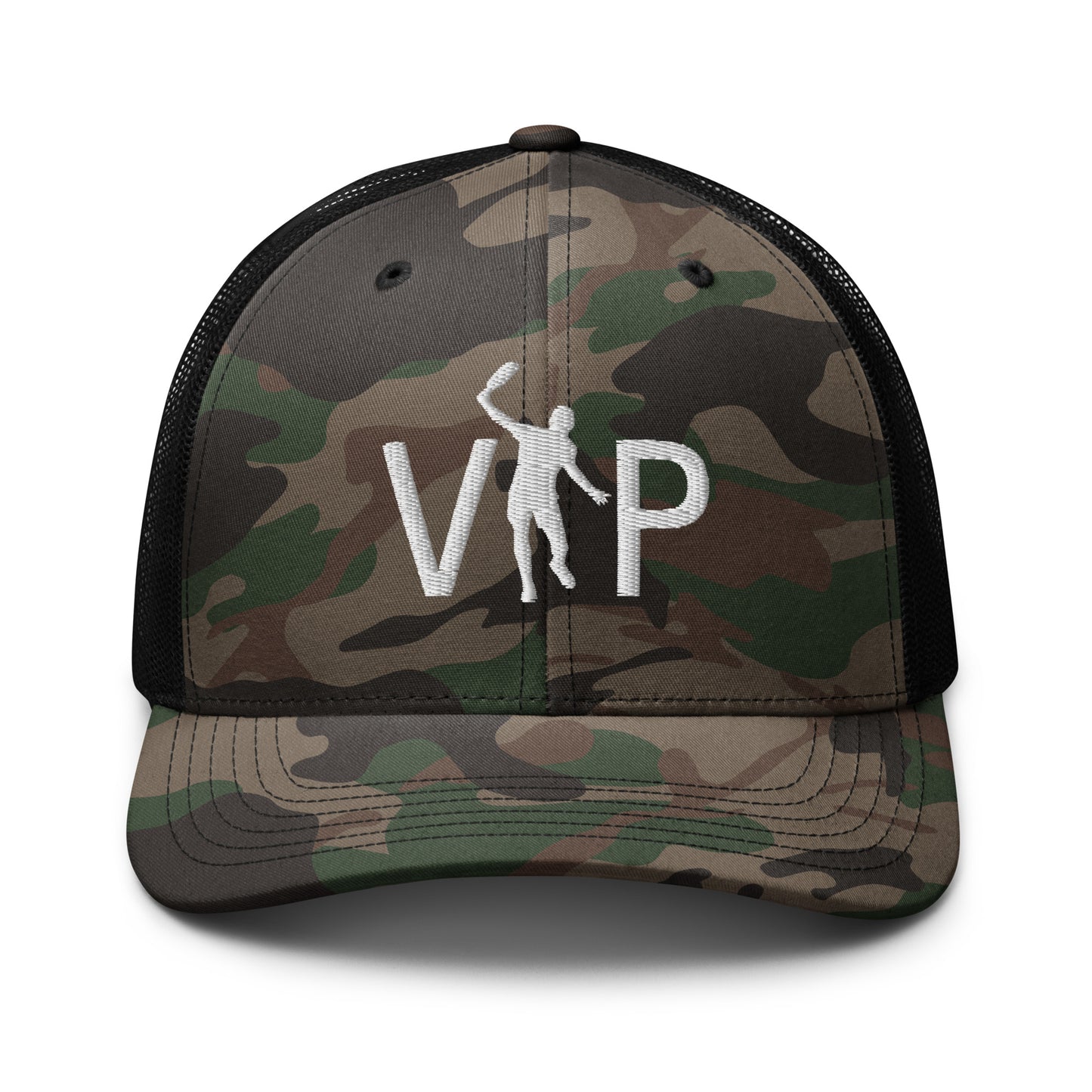 Camouflage trucker hat