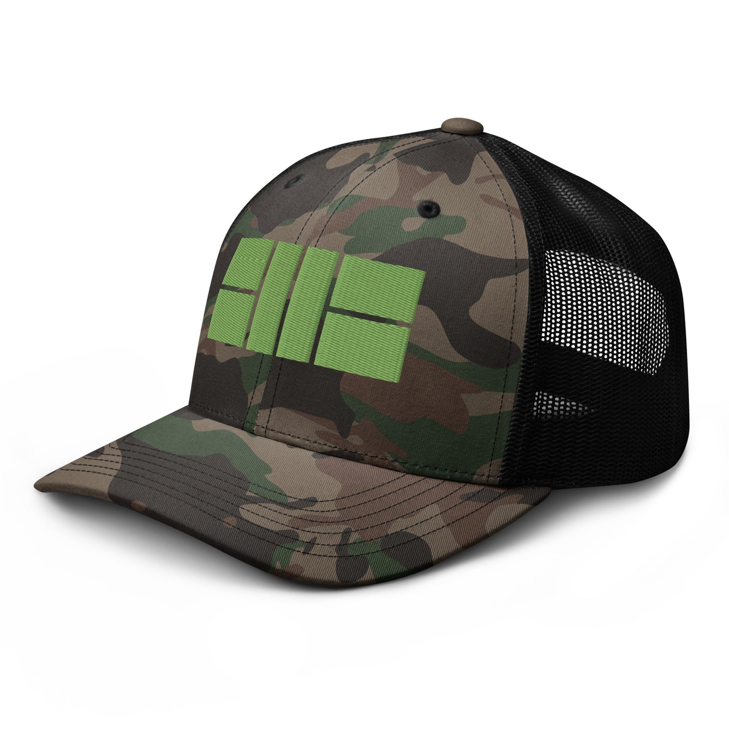 Camouflage trucker hat