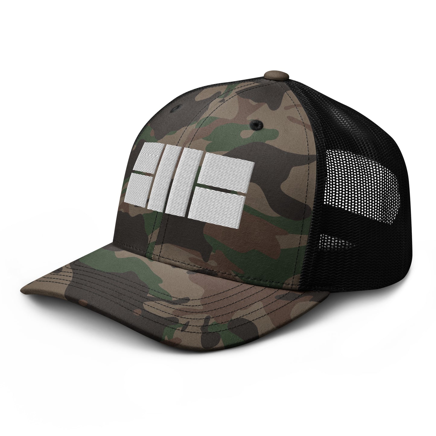 Camouflage trucker hat