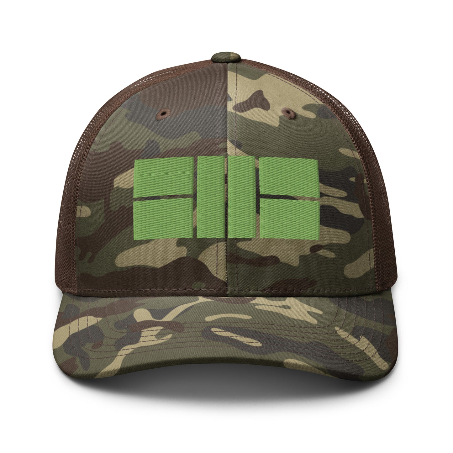 Camouflage trucker hat