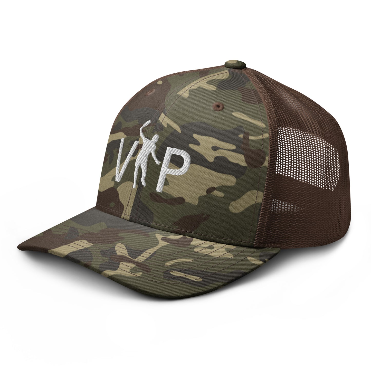 Camouflage trucker hat