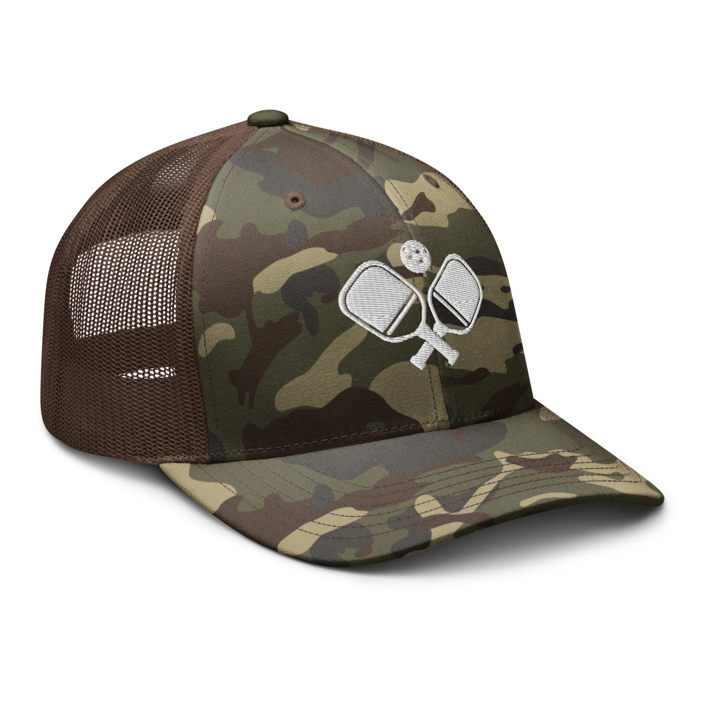 Camouflage trucker hat