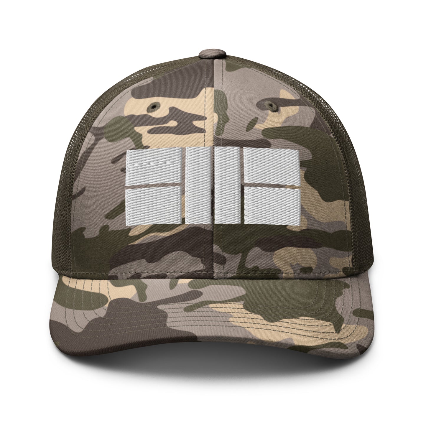 Camouflage trucker hat