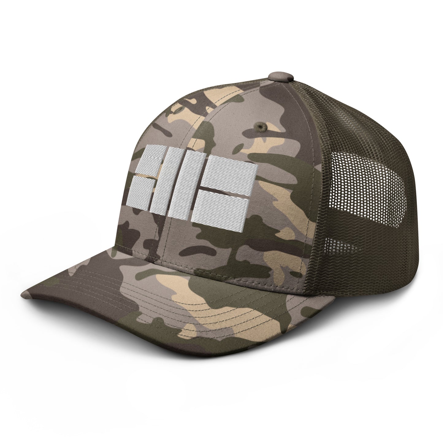 Camouflage trucker hat