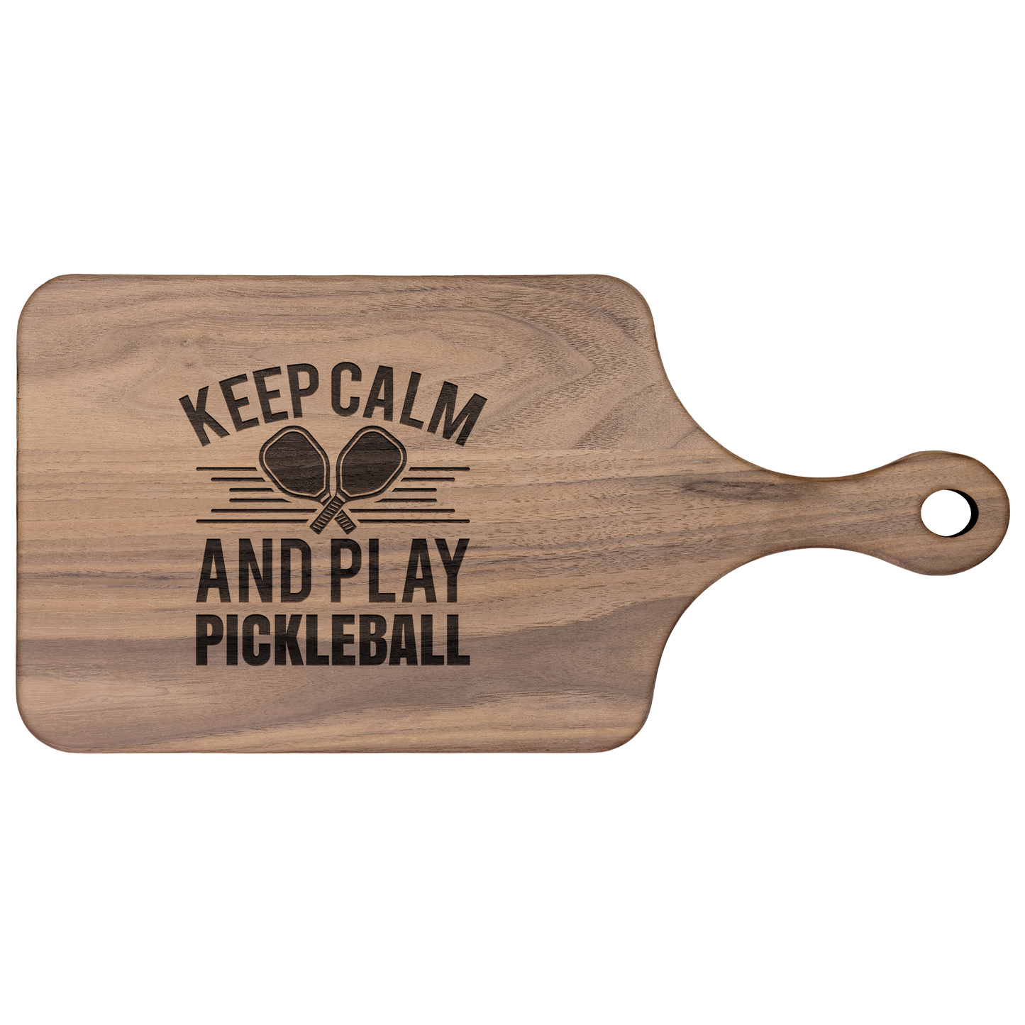 Pickleball Cutting Board, Pickleball Gifts, Keep Calm